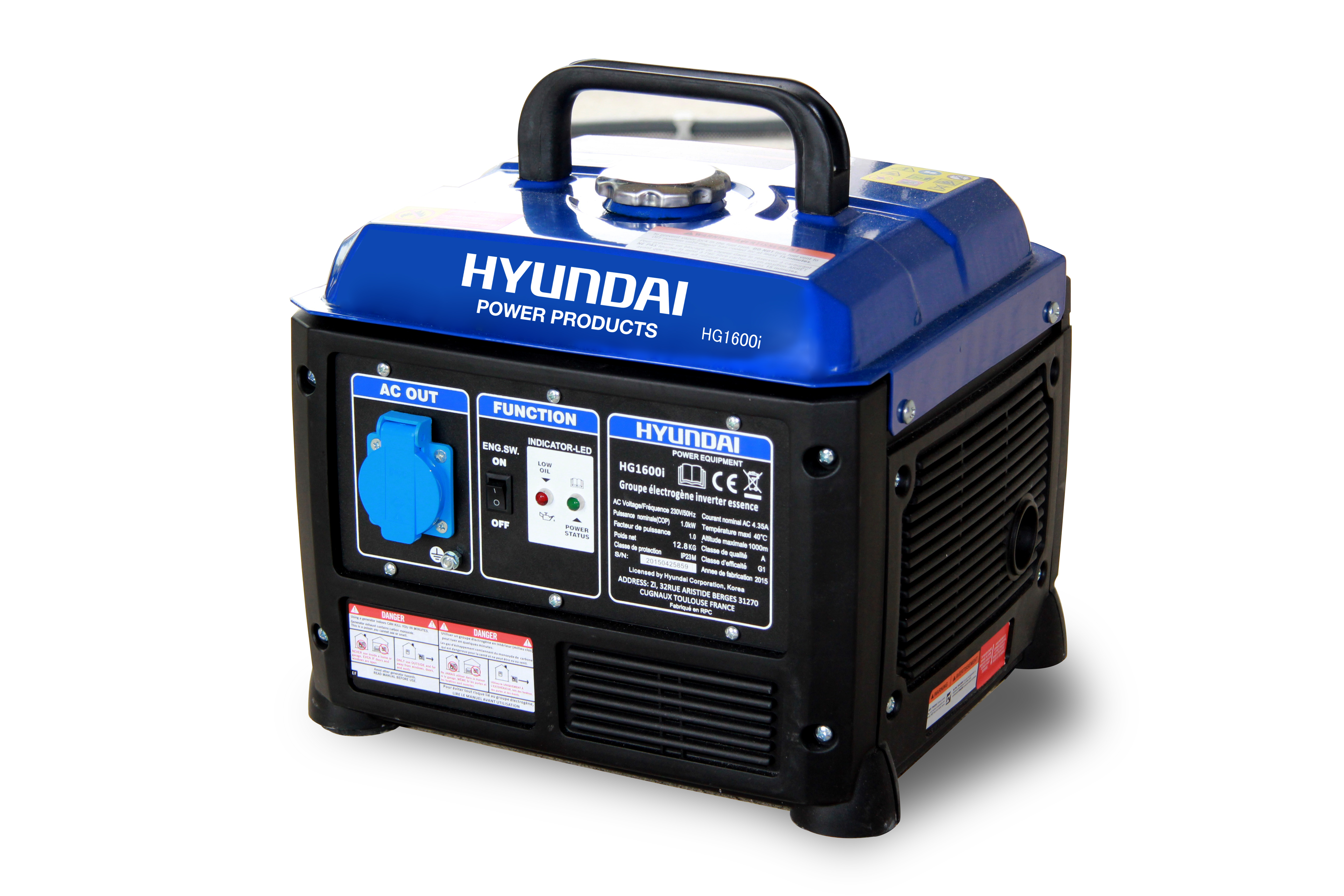 Hyundai power Equipment HG1600i Generator prądotwórczy